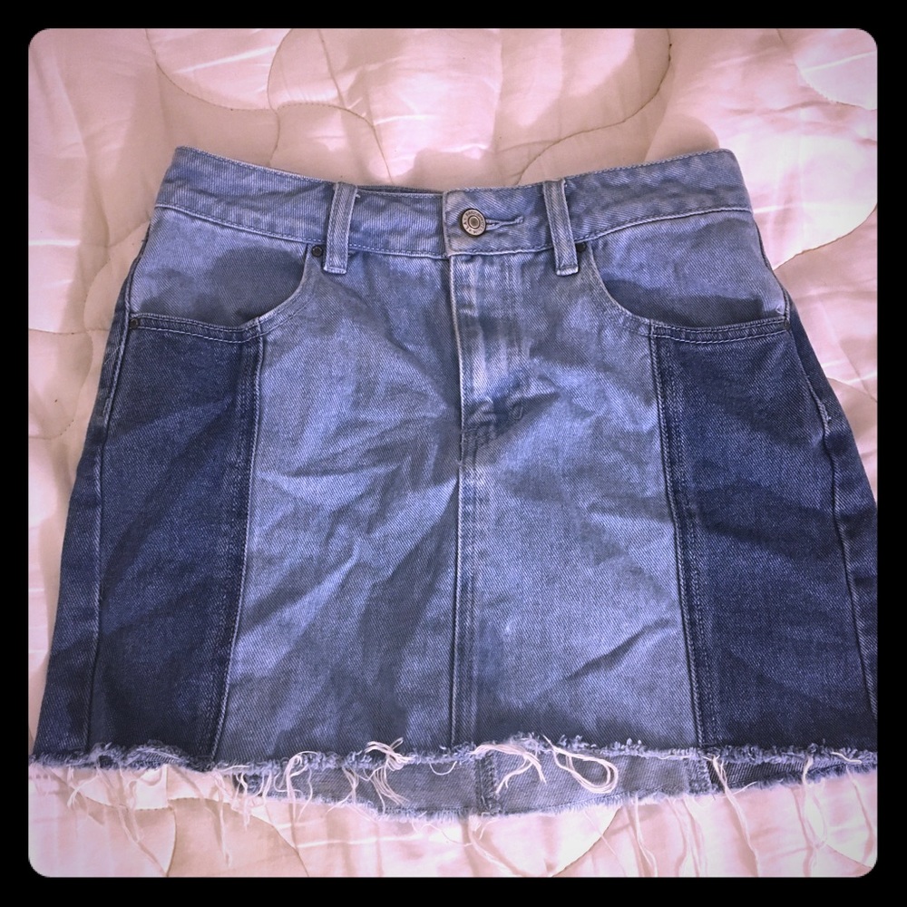A PacSun denim skirt
